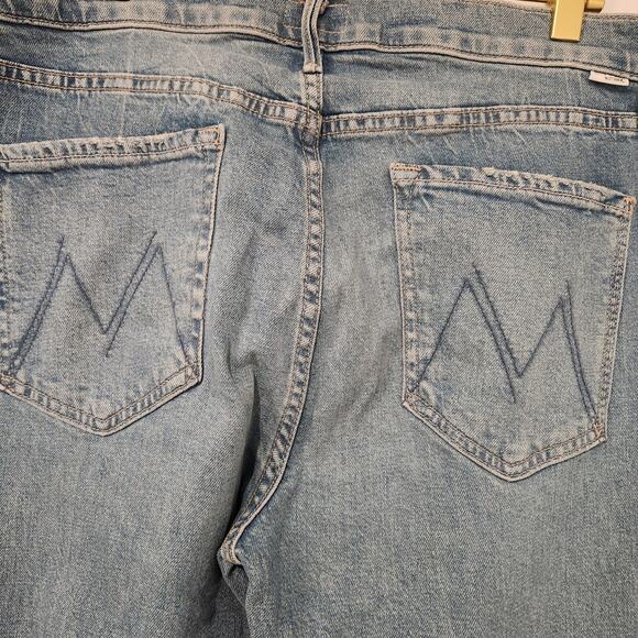 Mother Doozy high rise flare jeans in Horseback to Quarterback size 32 - Picture 7 of 11